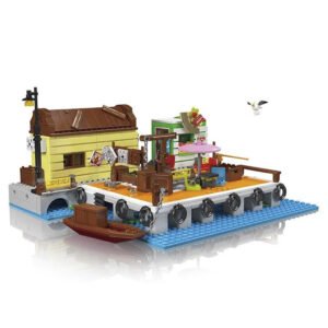 Juguete de Armar Mould King 10109-DOCKSIDE Loading And Unloading Block SET-821 Piezas