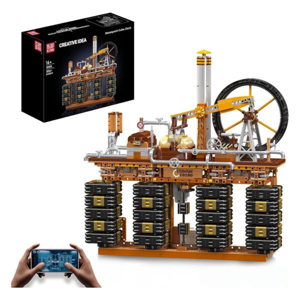 Juguete de Armar Mould King 10180-STEAMPUNK Cube CLOCK-3234 Piezas