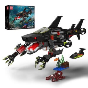 Juguete de Armar Mould King 10183-MECHA Shark SUBMARINE-1031 Piezas