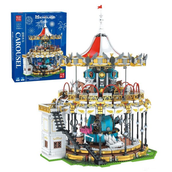 Juguete de Armar Mould King 11011-MOTORIZED Carousel & LED-5086 Piezas