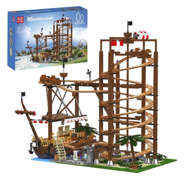 Juguete de Armar Mould King 11013-DOUBLE Helix Roller COASTER-2174 Piezas