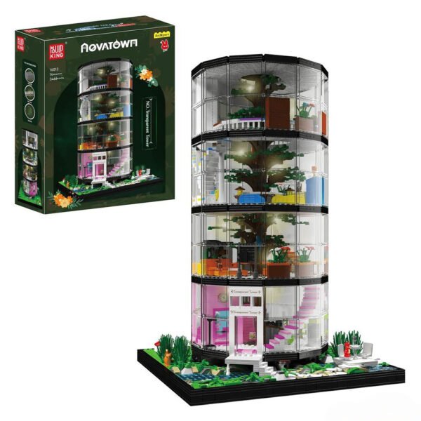 Juguete de Armar Mould King 16013-TRANSPARENT Urban OASIS-3466 Piezas