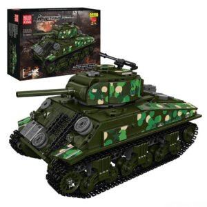 Juguete de Armar Mould King 20024-M4 Sherman TANK-986 Piezas