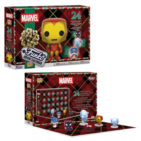 Calendario Funko Pop Bitty Advent Calendar 2026-MARVEL 24 Piezas (94355)