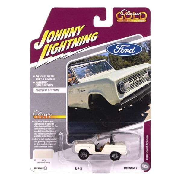 Carrito Johnny Lightning Classic Gold Collection CLASSICS-1967 Ford Bronco - Escala 1/64