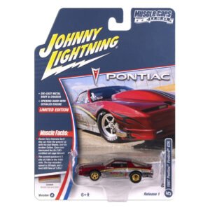 Carrito Johnny Lightning Muscle CARS-1987 Pontiac Firebird Gta (jlm034a)