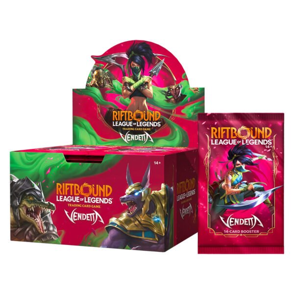 Cartas Riftbound Tcg: League Of Legends Tcg - Vendetta Booster Display (24 Packs)