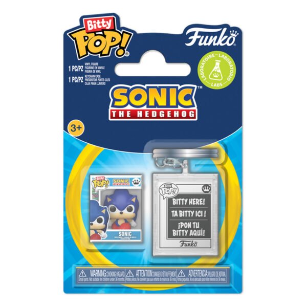 Llavero Funko Bitty Pop Acessories Sonic The Hedgehog & Keychain
