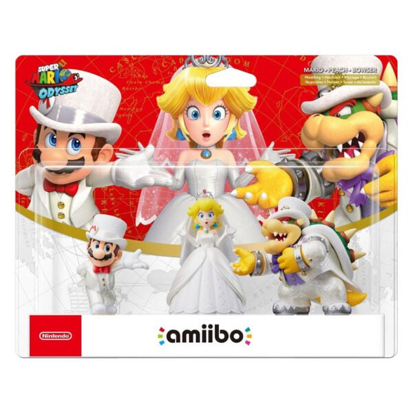 Amiibo Nintendo Super Mario Odyssey - Mario, Peach & Bowser (80618)