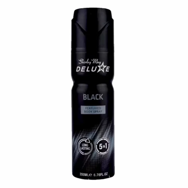 Desodorante Shirley May Deluxe Black Masculino 200ml