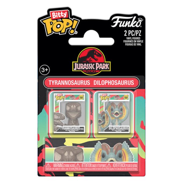 Funko Bitty Pop Jurassic Park - Tyrannosaurus & Dilophosaurus 2-PACK (94198)