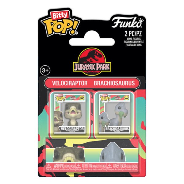 Funko Bitty Pop Jurassic Park - Velociraptor & Brachiosaurus 2-PACK (94199)