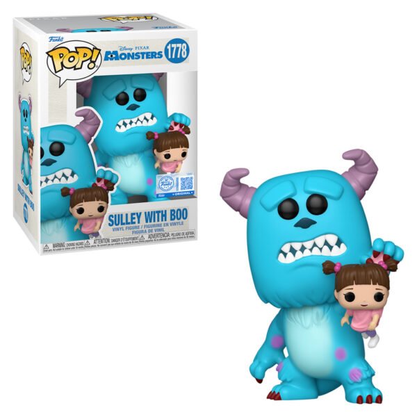 Funko Pop Disney Pixar Monsters Exclusive - Sulley With Boo 1778