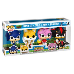 Funko Pop Games Sonic The Hedgehog 4-PACK-SONIC / Tails / Amy / Shadow (97580)