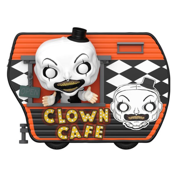 Funko Pop Rides Terrifier 2-ART With Clown Cafe 149