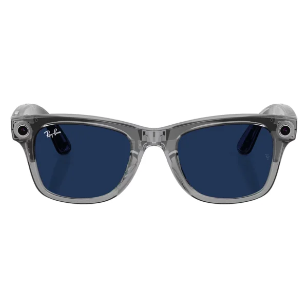 Gafas de Sol Ray-Ban Wayfarer RW4012 Gen 2 WiFi Meta IA 32GB-GRIS Brillante Transitions Safira