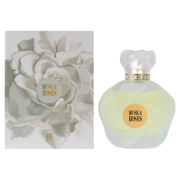 Perfume Ahmed Al Maghribi Musk & Roses Eau de Parfum Femenino 75ml