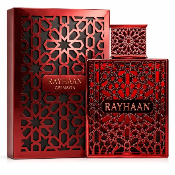 Perfume Rayhaan Crimson Eau de Parfum Masculino 100ml
